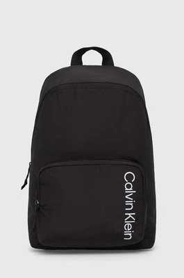 Calvin Klein Performance plecak kolor czarny duży z nadrukiem