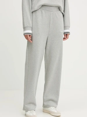 Calvin Klein Performance spodnie dresowe damskie kolor szary gładkie LVGWF5P627
