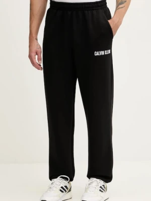 Calvin Klein Performance spodnie dresowe kolor czarny gładkie LVGMF5P705