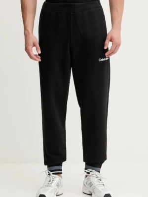 Calvin Klein Performance spodnie dresowe męskie kolor czarny gładkie LVGMF5P708