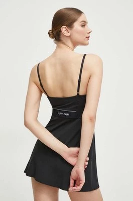 Calvin Klein Performance sukienka kolor czarny mini dopasowana