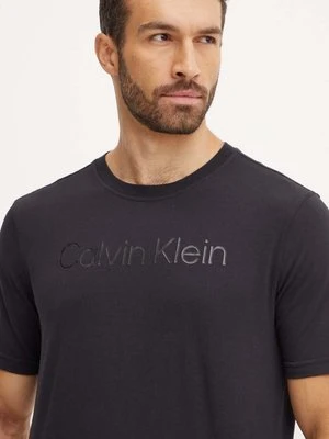 Calvin Klein Performance t-shirt męski kolor czarny z aplikacją 00GMF4K110