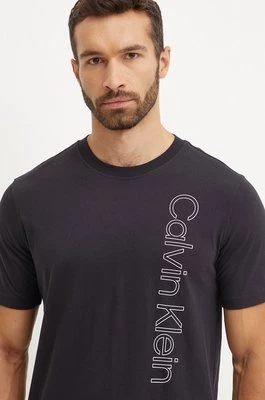 Calvin Klein Performance t-shirt męski kolor czarny z nadrukiem 00GMF4K113