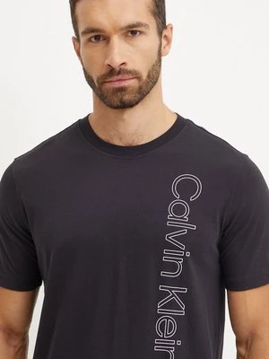 Calvin Klein Performance t-shirt męski kolor czarny z nadrukiem 00GMF4K113