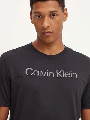 Calvin Klein Performance t-shirt męski kolor czarny z nadrukiem 00GMF4K142