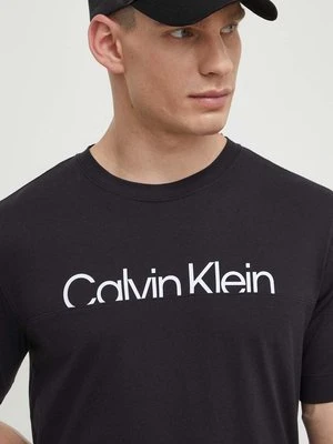 Calvin Klein Performance t-shirt męski kolor czarny z nadrukiem