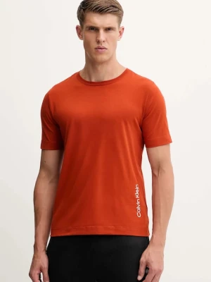 Calvin Klein Performance t-shirt męski kolor pomarańczowy z nadrukiem LVGMF5K106