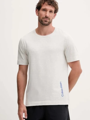 Calvin Klein Performance t-shirt męski kolor szary z nadrukiem LVGMF5K106