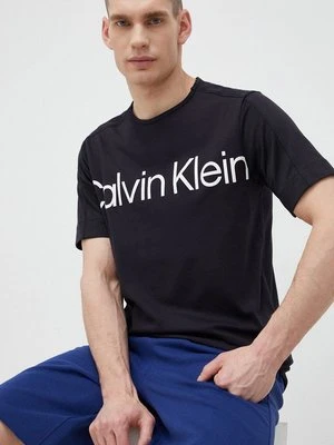 Calvin Klein Performance t-shirt treningowy Effect kolor czarny z nadrukiem