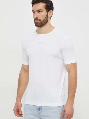 Calvin Klein Performance t-shirt treningowy kolor biały gładki