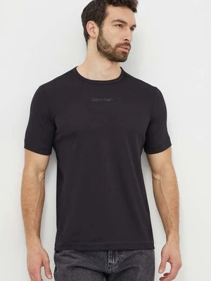 Calvin Klein Performance t-shirt treningowy kolor czarny gładki