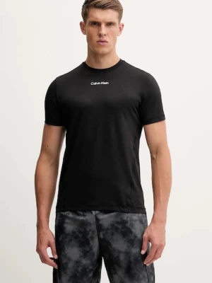 Calvin Klein Performance t-shirt treningowy kolor czarny gładki LVGMF5K101