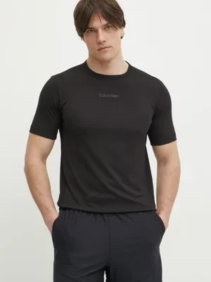 Calvin Klein Performance t-shirt treningowy kolor czarny gładki LVGMS5K159