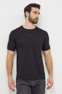 Calvin Klein Performance t-shirt treningowy kolor czarny gładki