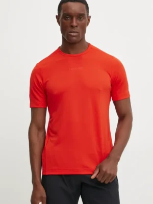 Calvin Klein Performance t-shirt treningowy kolor czerwony gładki LVGMS5K159