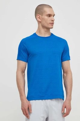 Calvin Klein Performance t-shirt treningowy kolor niebieski wzorzysty