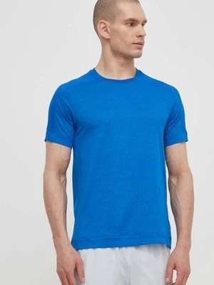 Calvin Klein Performance t-shirt treningowy kolor niebieski wzorzysty