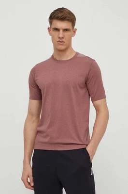 Calvin Klein Performance t-shirt treningowy kolor różowy gładki