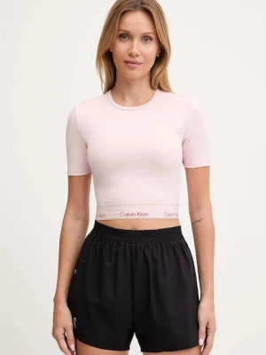 Calvin Klein Performance t-shirt treningowy kolor różowy LVGWS5K144