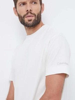 Calvin Klein Performance t-shirt treningowy kolor szary gładki