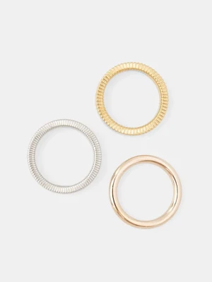 Calvin Klein pierścionki 3-pack 35000027