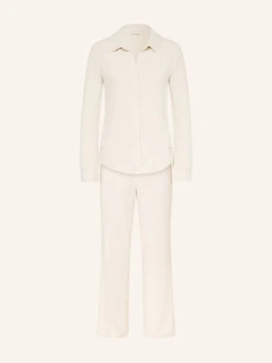Calvin Klein Piżama Brushed Interlock beige