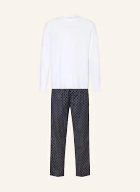 Calvin Klein Piżama Cotton Poplin weiss