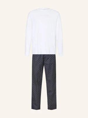 Calvin Klein Piżama Cotton Poplin weiss