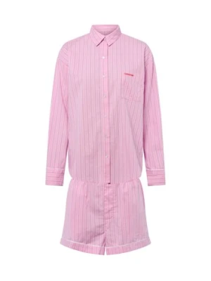 Calvin Klein Piżama damska Kobiety Bawełna różowy w paski,