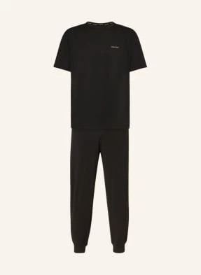 Calvin Klein Piżama Modern Cotton schwarz