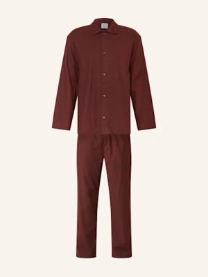 Calvin Klein Piżama Z Flaneli rot