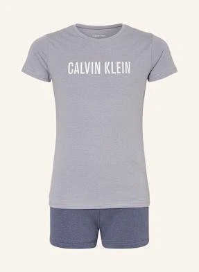 Calvin Klein Piżama Z Szortami lila