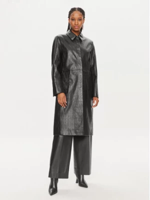 Calvin Klein Płaszcz przejściowy K20K207081 Czarny Oversize