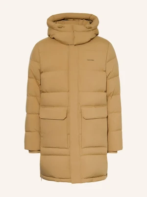 Calvin Klein Płaszcz Puchowy beige