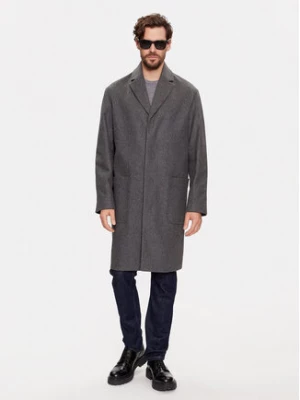 Calvin Klein Płaszcz wełniany K10K111745 Szary Regular Fit