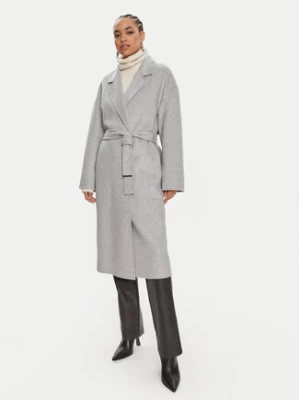 Calvin Klein Płaszcz wełniany K20K207089 Szary Oversize