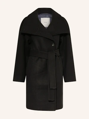 Calvin Klein Płaszcz Wełniany schwarz