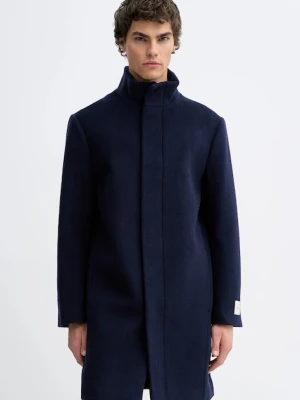 Calvin Klein płaszcz z dodatkiem wełny