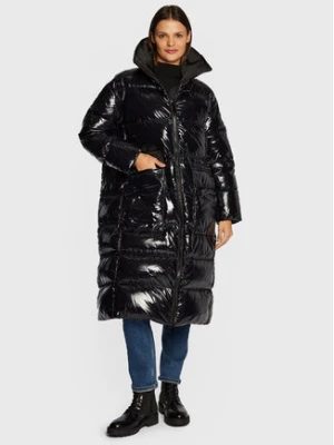 Calvin Klein Płaszcz zimowy High Shine K20K204687 Czarny Regular Fit