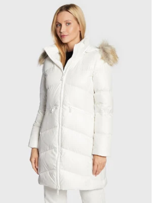 Calvin Klein Płaszcz zimowy K20K204953 Biały Regular Fit