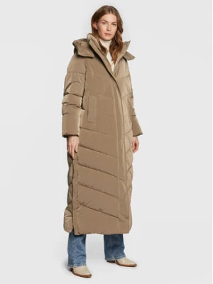 Calvin Klein Płaszcz zimowy Modern K20K205127 Beżowy Regular Fit