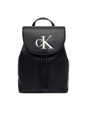 Calvin Klein Plecak Bold Ck Flap Mini Backpack LV04F3893G Czarny