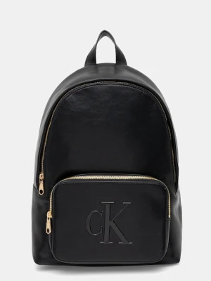 Calvin Klein plecak damski kolor czarny duży gładki LV04F3233G