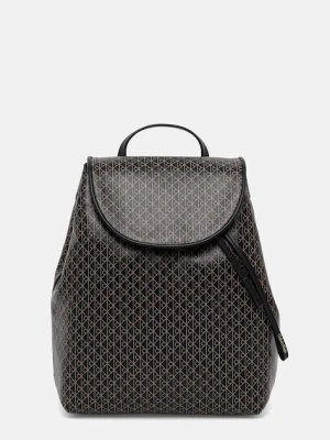Calvin Klein plecak damski kolor czarny mały wzorzysty LV04F3271G