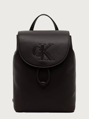 Calvin Klein plecak damski z imitacji skóry brązowy