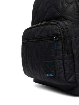 Calvin Klein Plecak Emblem Aop Puffer Backpack LV04D3474G Czarny