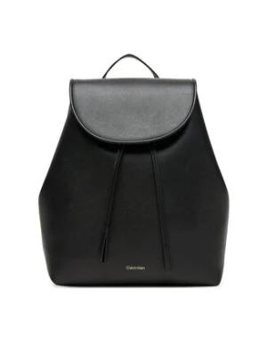 Calvin Klein Plecak Foil Logo Flap Backpack LV04F3297G Czarny