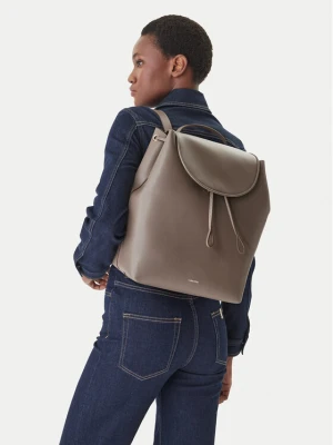 Calvin Klein Plecak Foil Logo Large Flap Backpack LV04F3505G Brązowy