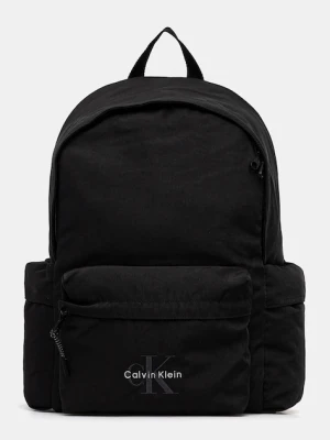 Calvin Klein plecak męski kolor czarny duży gładki LV04D3114G