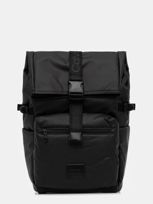 Calvin Klein plecak męski kolor czarny duży gładki LV04D3196G